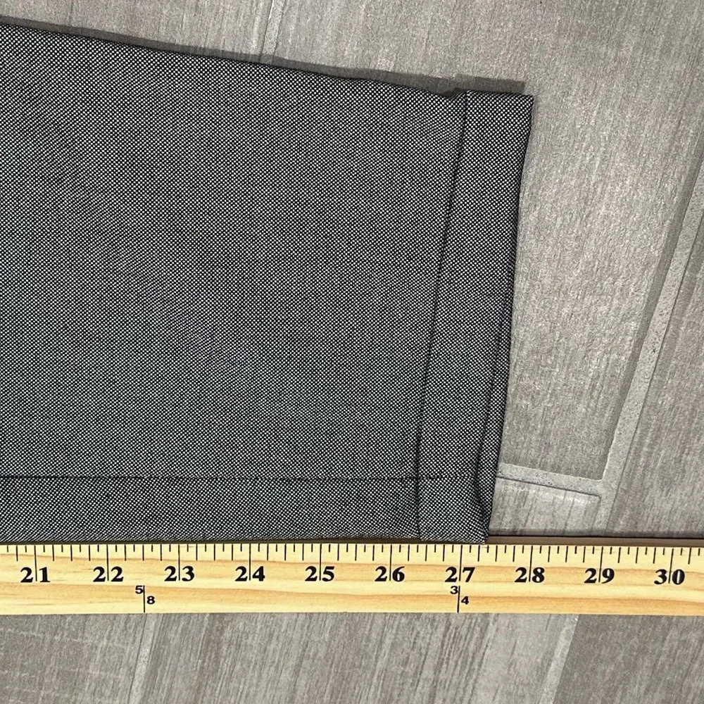 Zara Basic Tapered Ankle Skinny Slim Fit Trousers in Gray Women’s Size 8
